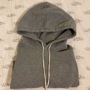 Cropped Grey Hoodie